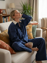 Long Sleeve Striped Shirt & Pants Set