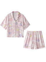 Cartoon Print Cotton Pajama Set - Kafiloe