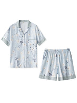 Print Summer Cotton Pajama Set