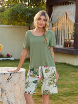 Summer Modal Cotton Casual Lounge Set - Kafiloe