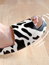 Cow Print Lounge Slippers - Kafiloe