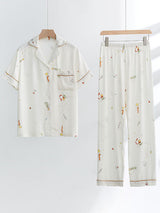 Prince Story Shirt Pajamas Set