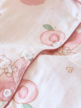 Peaches Print Cotton Pajama Set - Kafiloe