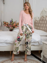 Floral Print Modal Cotton Lounge Set - Kafiloe