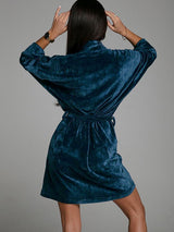 Velvet Cardigan 3/4 Sleeve Robe