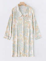 Print Cotton Lounge Shirt Nightdress