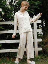 Polka Dot Cotton Pajama Set