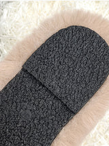 Cross Bands Warm Slippers