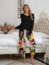 Floral Print Modal Cotton Lounge Set - Kafiloe