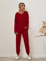 Casual Loose Pockets Loungewear - Kafiloe