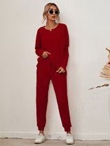 Casual Loose Pockets Loungewear - Kafiloe