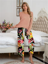 Floral Print Modal Cotton Lounge Set - Kafiloe