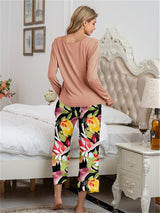 Floral Print Modal Cotton Lounge Set - Kafiloe