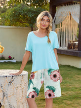 Summer Modal Cotton Casual Lounge Set - Kafiloe