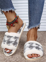 Open-toe Slip-on Slippers