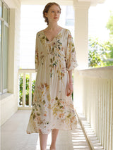 Floral Print Cotton Nightdress