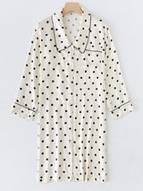 Print Cotton Lounge Shirt Nightdress