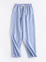 Cotton Star Drawstring Trousers