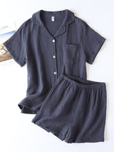 Couple Pajamas Short-sleeved Shorts