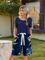 Summer Modal Cotton Casual Lounge Set - Kafiloe