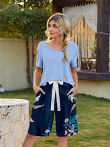 Summer Modal Cotton Casual Lounge Set - Kafiloe