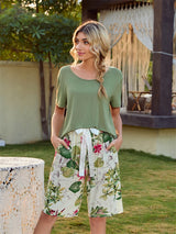 Summer Modal Cotton Casual Lounge Set - Kafiloe