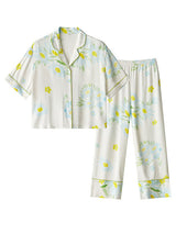 Floral Print Button Cotton Pajama - Kafiloe