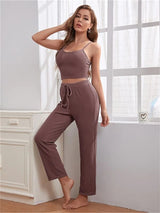 3Pcs Suit Casual Loungewear - Kafiloe