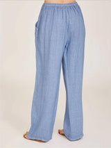 Loose Linen Wide Leg Pants - Kafiloe